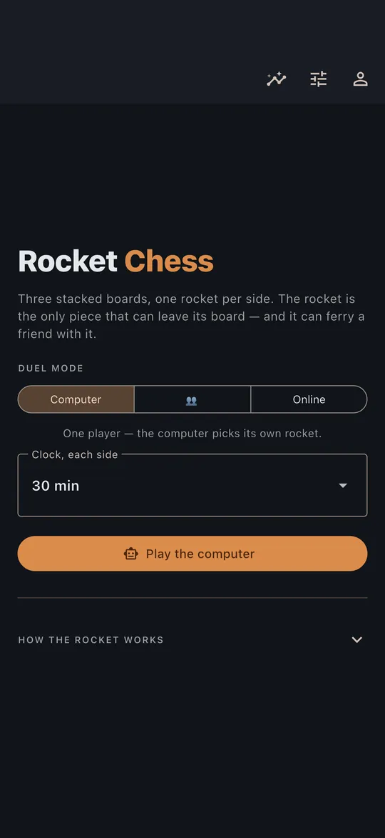 Rocket Chess screenshot 1