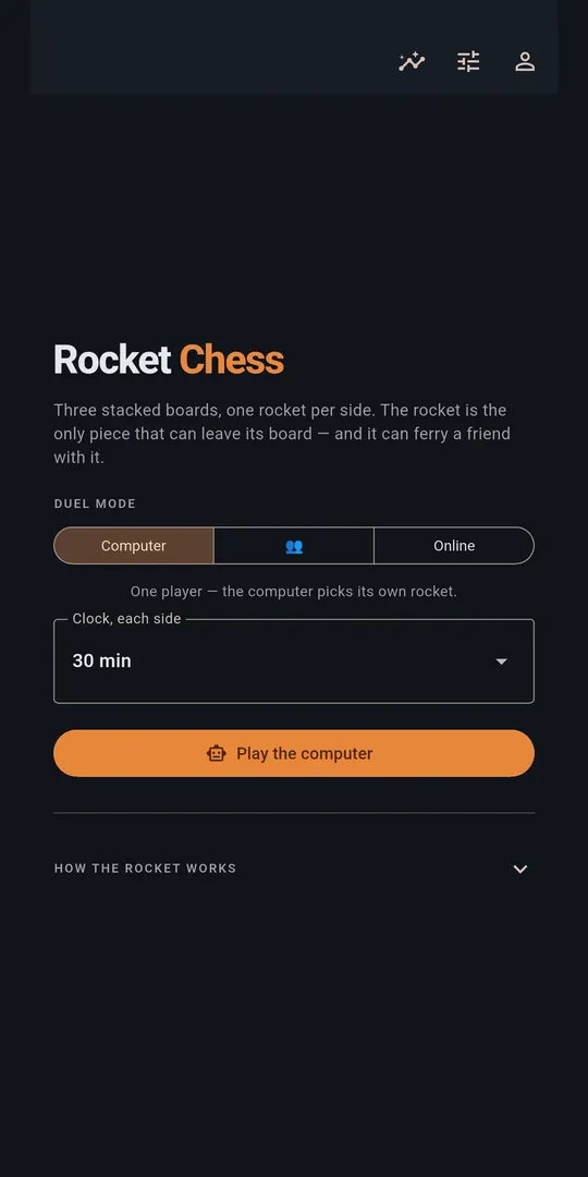 Rocket Chess screenshot 1