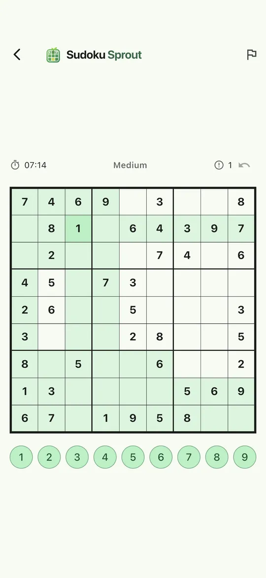 Sudoku Sprout screenshot 2