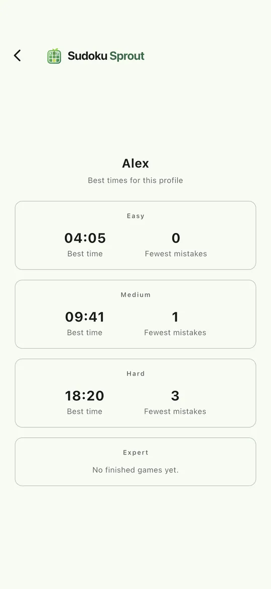 Sudoku Sprout screenshot 4