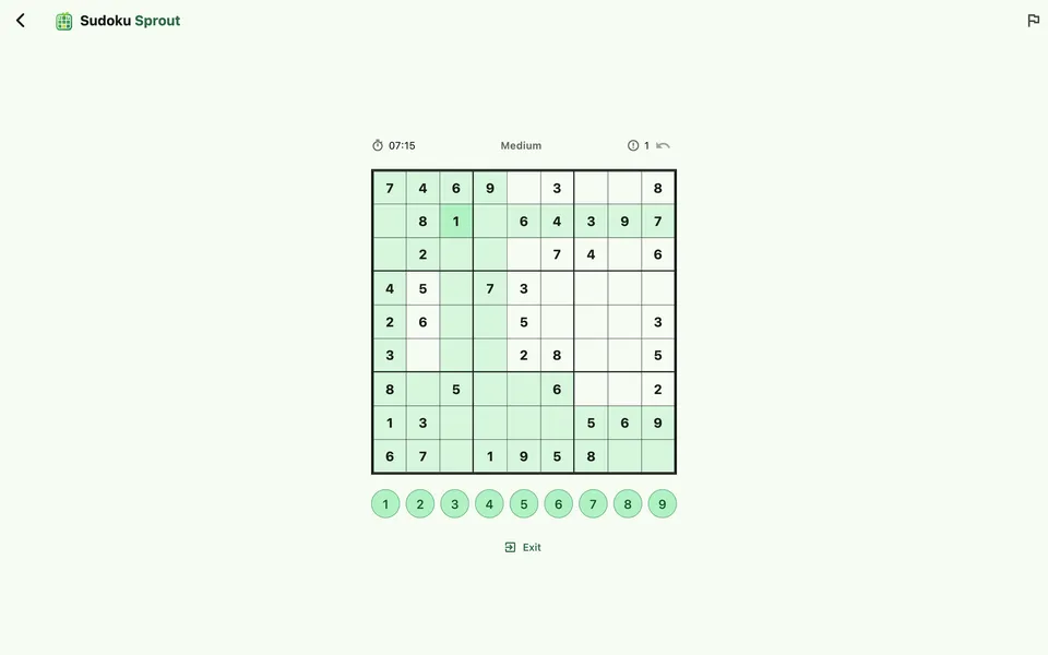 Sudoku Sprout screenshot 2
